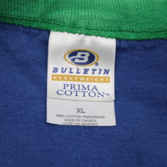 Vancouver Canucks Shirt (Retro) - Stick in Rink Logo Ringer T- Men's XL - Picture 8 of 8